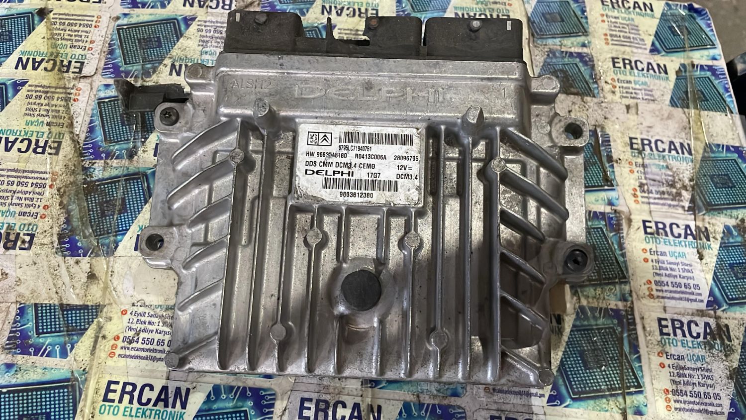 9663612380 Ctroen C4 C5 Motor Beyni 